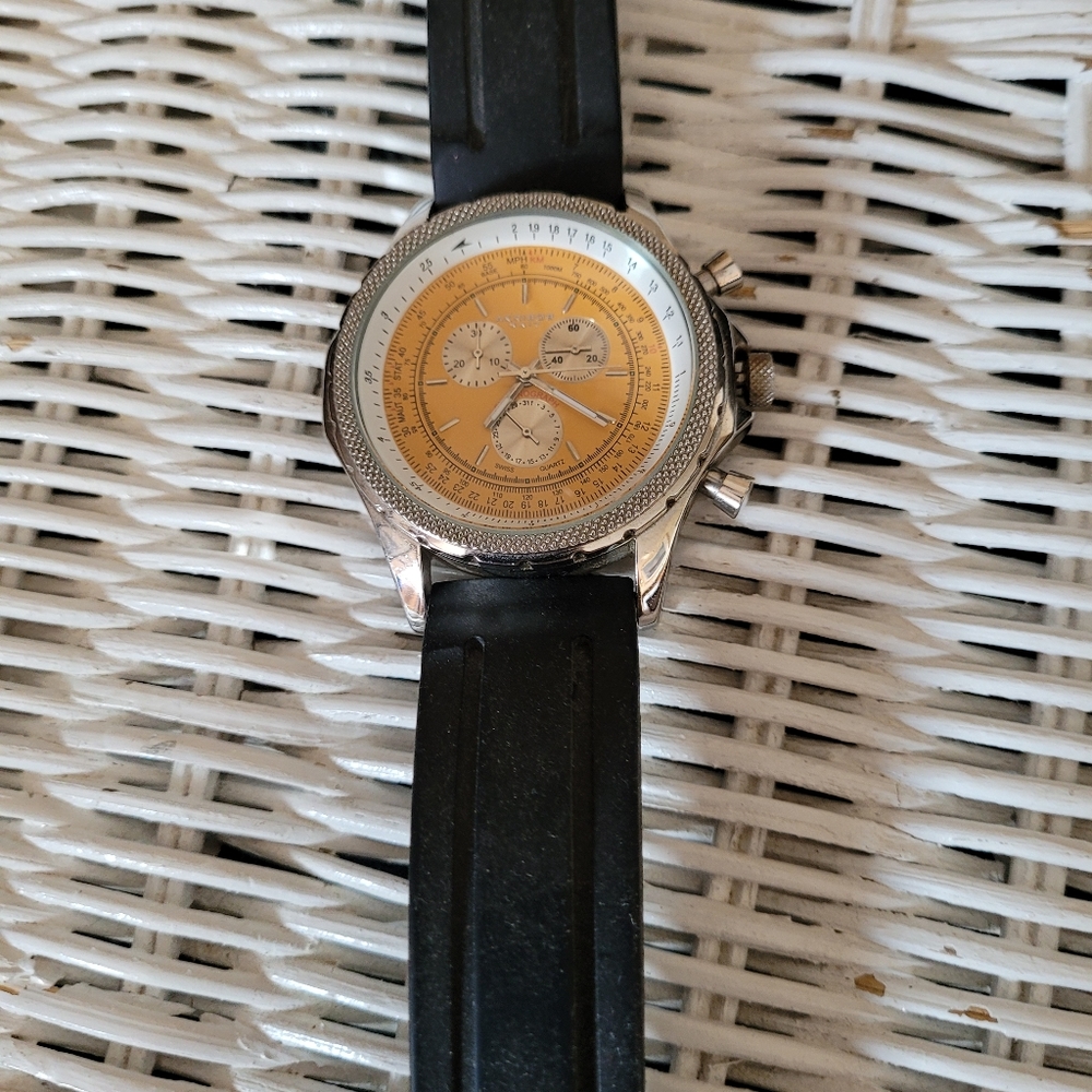 Akribos chronograph watch